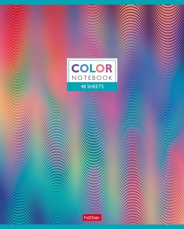Тетрадь 48л Хатбер металлизир. "COLOR 1/100
