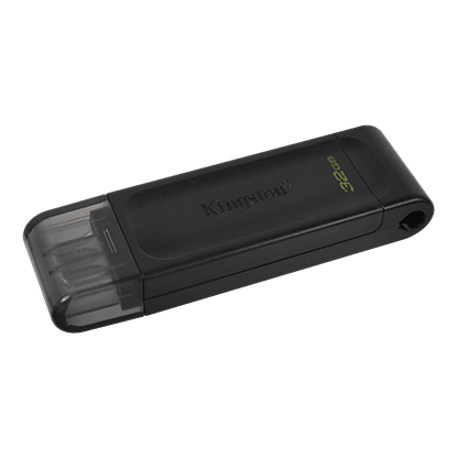 Флэш диск USB 3 Kingston 32GB DT70 черный