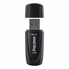 Флэш диск USB Smart Buy 32Gb Scout черный