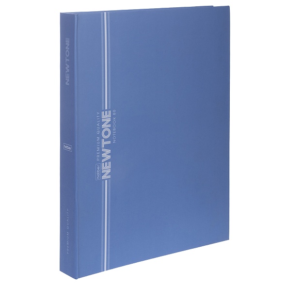 Тетрадь на кольцах А4 80л Хатбер NEWtone soft touch 05059 05061 зеленый нефрит черниль небо 1/10