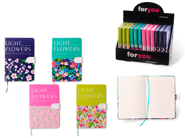 Записная книга А5 144л Mazari 8303 Plants с клапаном цве.рез