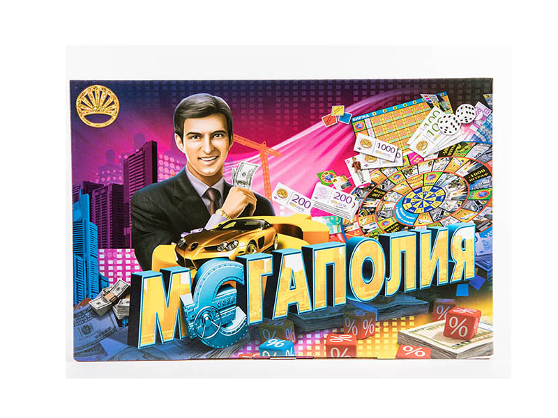 Игра в кор. "Мегаполия" большая (аналог "Монополия" ) Лапландия