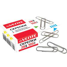 Скрепки 33мм deVente никелиров. 4135339 1\10\250