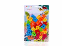 Магнитный алфавит 33шт Mazari 6363 пластик 1/36