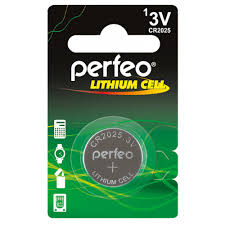 Батарейка CR2025 Perfeo 1/30