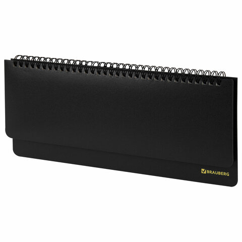Планинг Brauberg Select НЕдатир черный синий 123797/8