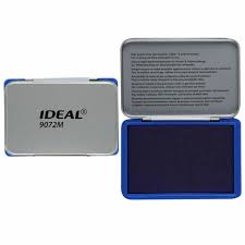 Подушка штемпельная Trodat/ Ideal 9*5,6см, металл синяя 9071