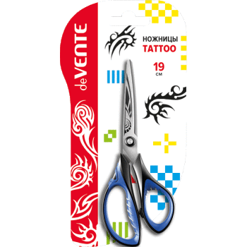 Ножницы DeVente Tattoo 19см рез.встав 4091801 1/12