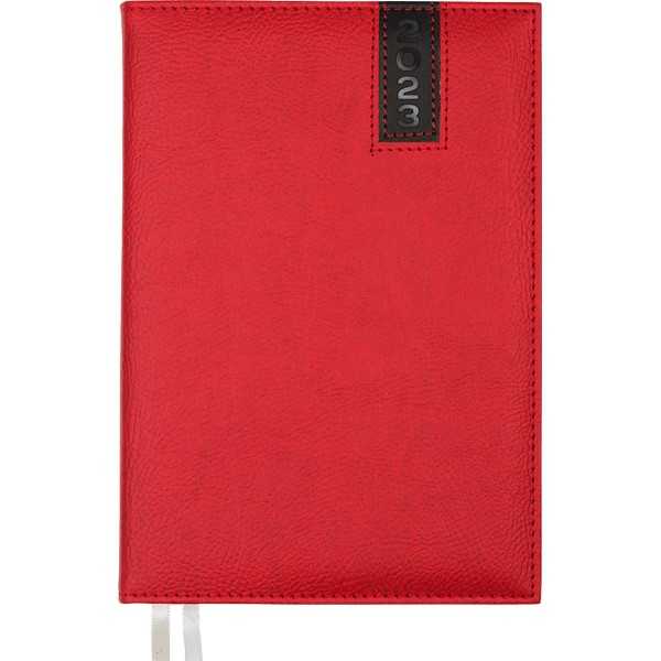 Ежедневник А5 2024г deVente Vertical красный 2232401