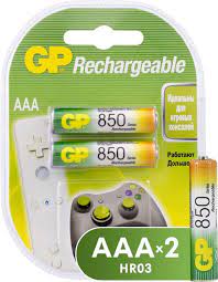 Батарея- аккумулятор GP 850mAh AAА мизинч. 1/2