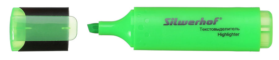 Текстовыделитель Silwerhof 5мм 108036-03 зеленый