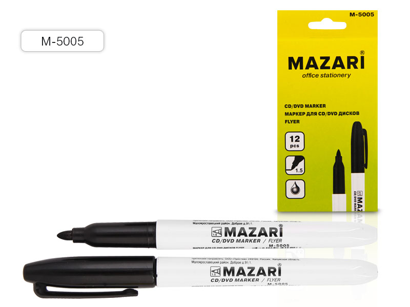 Маркер CD Mazari 5005 черный 1/12
