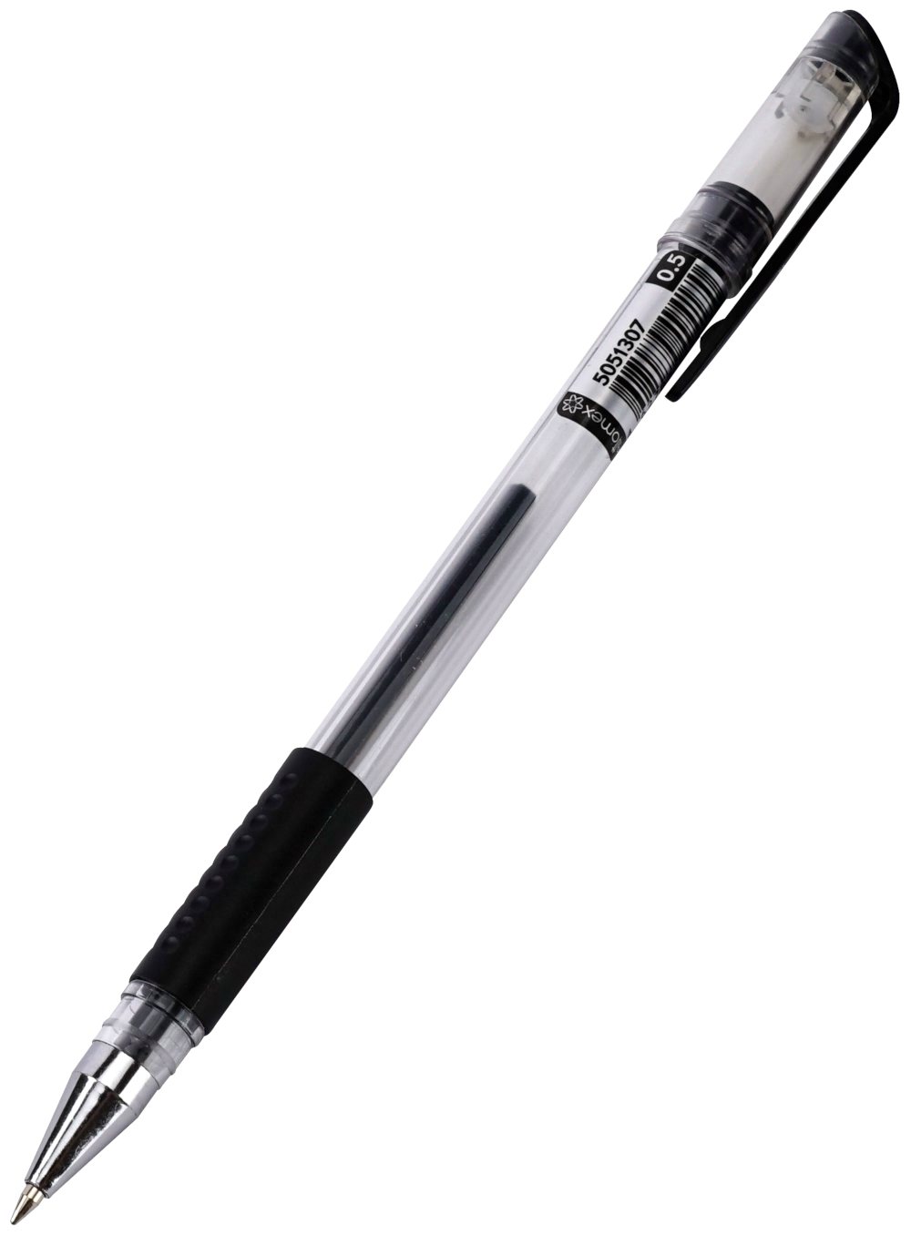 Гелевая ручка Pioneer 0,4мм с грипом черная