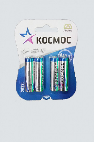 Батарейка пальчик. LR6 Cosmos alkaline АА 1/10