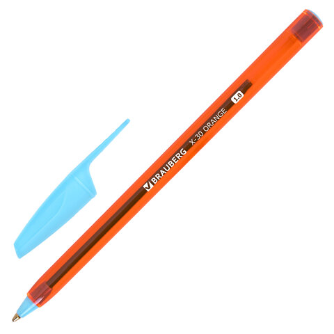 Масляная ручка Brauberg Х-30 синяя 144333 1\50