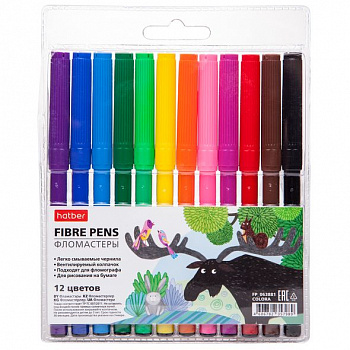 Фломастеры 12цв Hatber Colora 063881 1/12