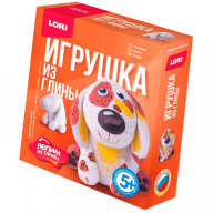 Набор для изготовл. игрушек из глины Lori Гл-003 щенок