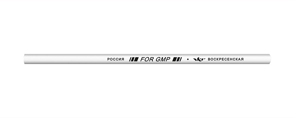 Карандаш для стекла металла белый ВКФ for GMP 1383 1/12