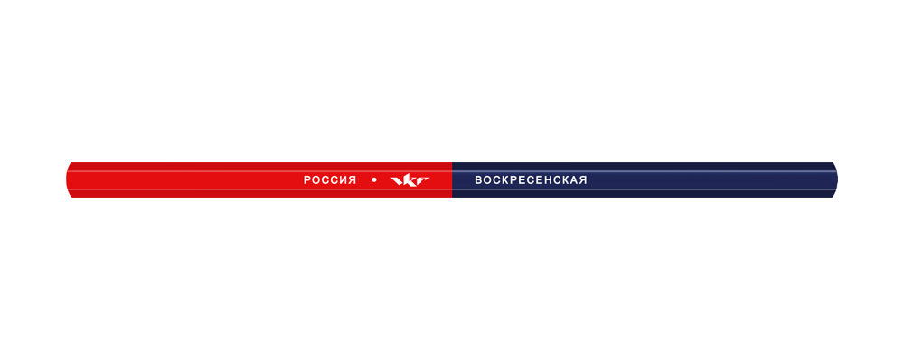 Карандаш 2-цв красный - синий ВКФ 1390 1\12