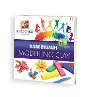 Пластилин 12цв ЛУЧ 240гр "КЛАССИКА" 7с331 1/20