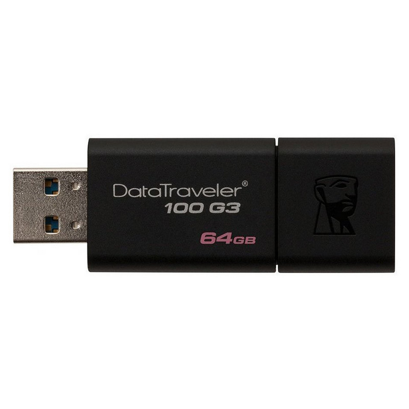 Флэш диск USB 3 Kingston 64gb Data travel DT100 высокоскор.