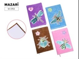 Записная книга А5 80л Mazari 3763 мех обл 14х20см