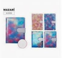 Записная книга 11х15 80л Mazari 8328 хамелеон под змею с кнопкой