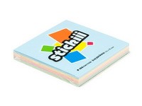 Блок для записей с клеевым краем 38х51 100л 4х цв 1/24