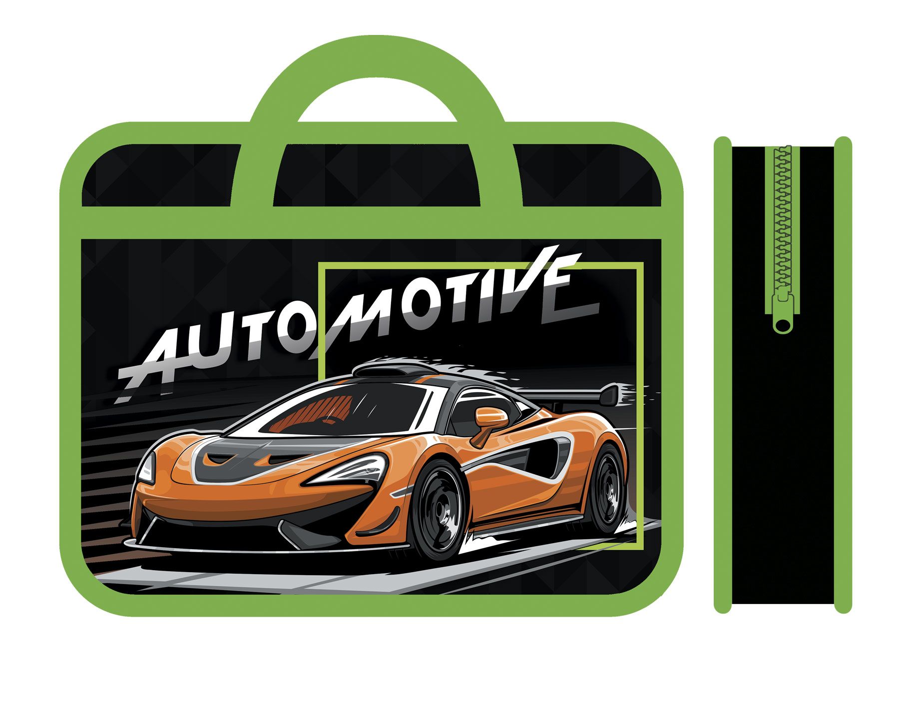 Папка для тетрадей А4 с ручками ПМ-А4-251 "AUTOMOTIVE" ширина 7см 1/30