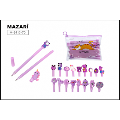 Ручка детская сувенир с фигуркой Mazari 5413 1/20