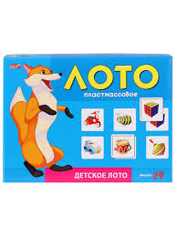 Лото детское Рыжий кот 24 фишки, ИН-0174, 6007