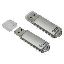 Флэш диск USB Smart Buy 8gb V-Cut металл серебр.