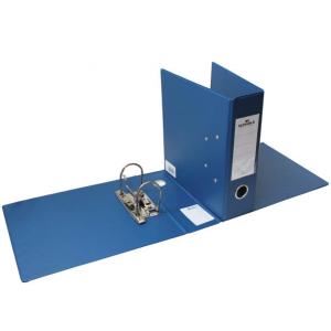 Папка регистратор PVC/PVC 7,5см синяя 1\50