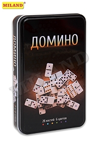 Домино дорожное в металл. коробке 537-014
