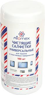 Салфетки чистящие влажные универс. для экранов, пластика Attomex 4170900