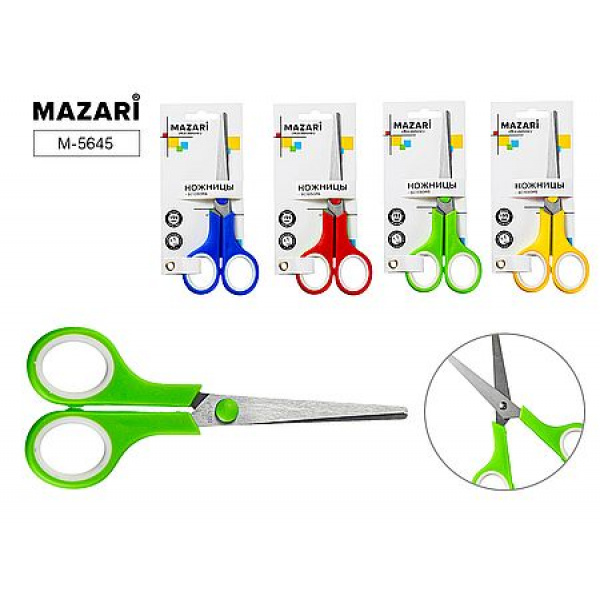 Ножницы Mazari 155мм с рез.встав. 5645 1/12
