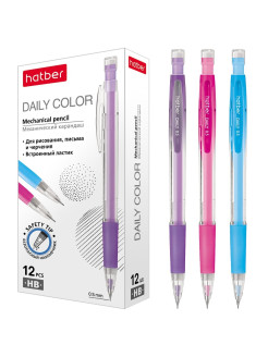 Мех. карандаш Hatber Daily Color 0,5 мм 064885, 1/12