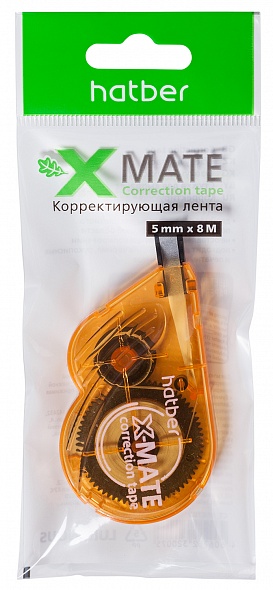 Корректирующая лента Hatber Х-Mate 058782 8м 1/12