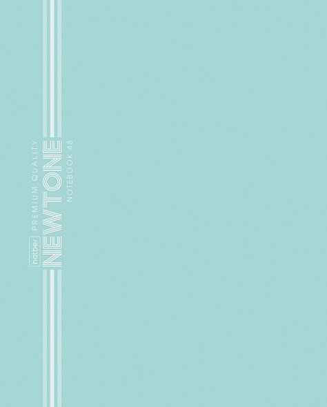 Тетрадь 48л линия Хатбер 80г NEWtone pastel зеленый нефрит 1/100