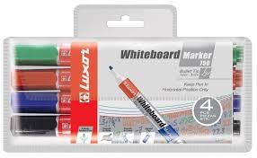 Набор маркеров для доски Luxor 750 4цв 3380/4 