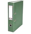 Папка регистратор PVC/бум 7,5см зеленая 1/50