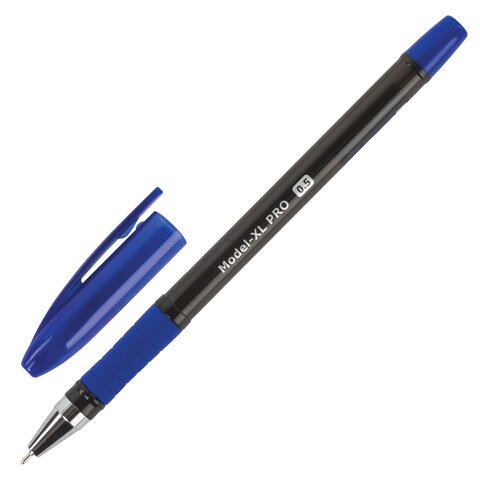Масляная ручка Brauberg XL PRO рез. грип синяя 143249 0,5мм 1/12