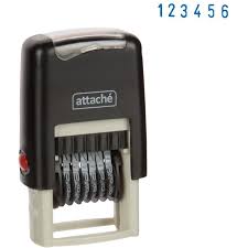 Нумератор 6 разрядов 3мм Attache 1766860 Staff 237434
