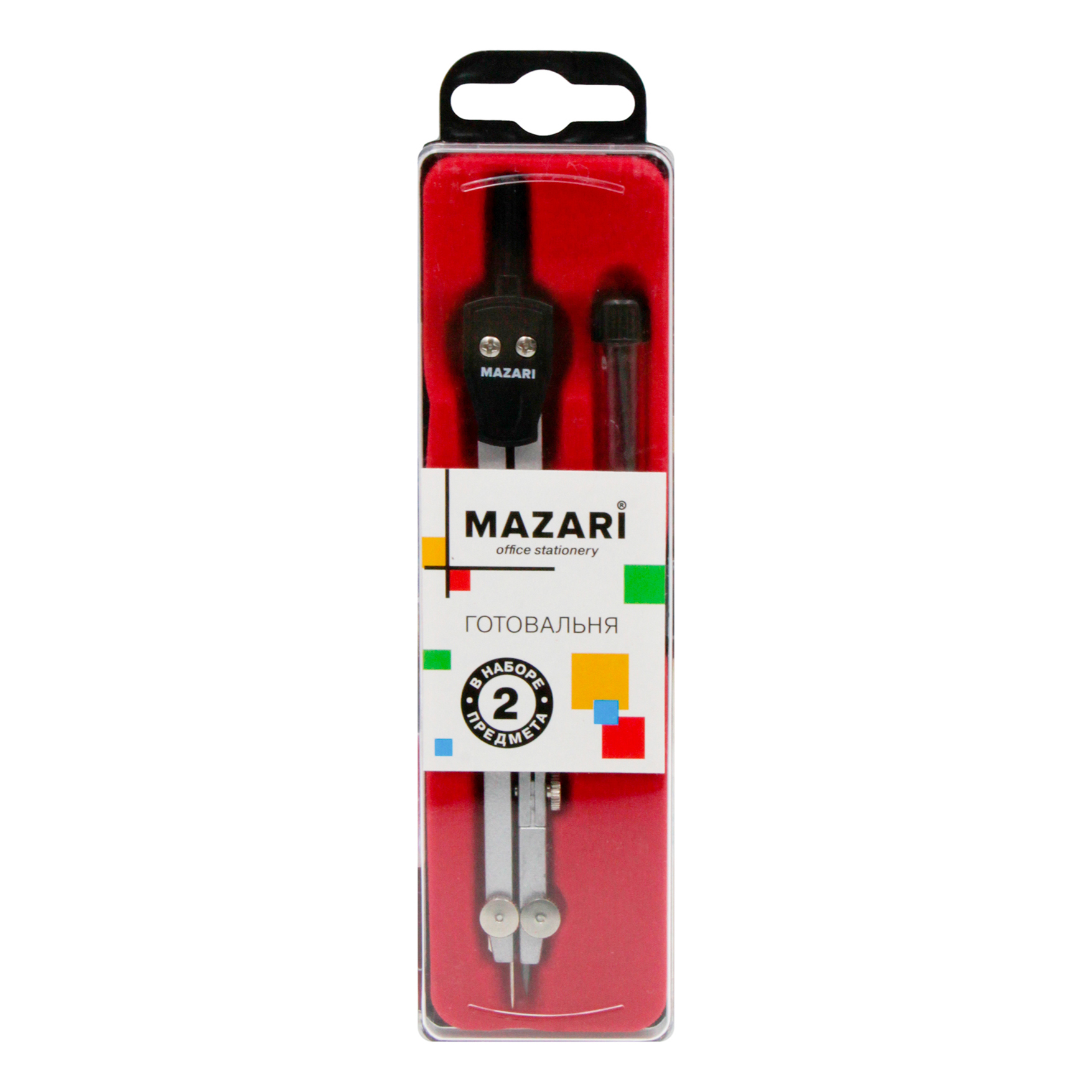 Готовальня Mazari 2 предм. 4503, 1/12