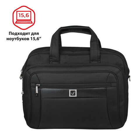 Сумка для ноутбука Brauberg 240508 ткань черная