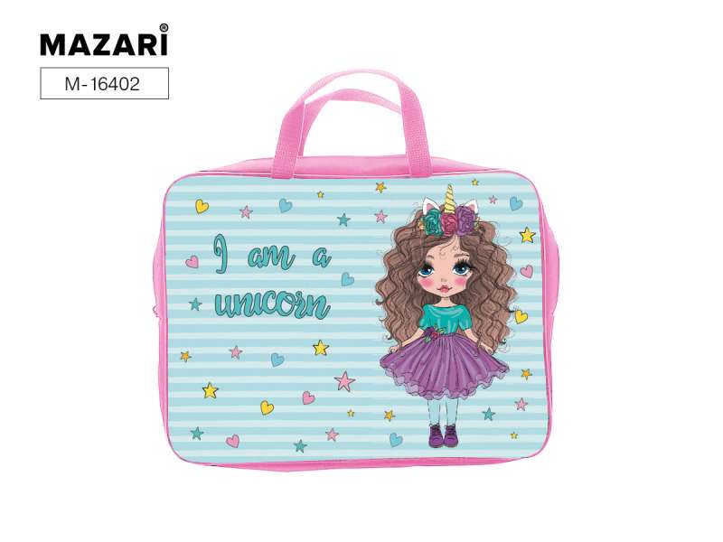 Папка детская с ручками Mazari 16402 I`m unicorn 335х260х60