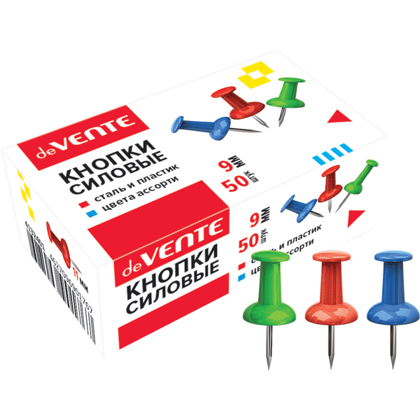 Кнопки втулки цветные 50шт Devente 4132401 1/10