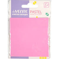 Стикеры самокл. прозрачные 76х76 50л Devente Pastel 2011433/4/5/6 розов голуб зел сирен