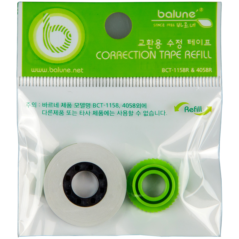 Запасные блоки к корректир. роллеру Balune 1158 2шт 1/10