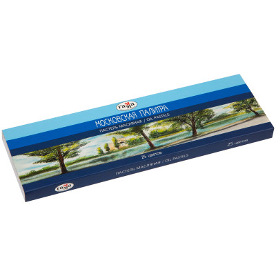 Масляная пастель 25цв Гамма "Москов. палитра" 